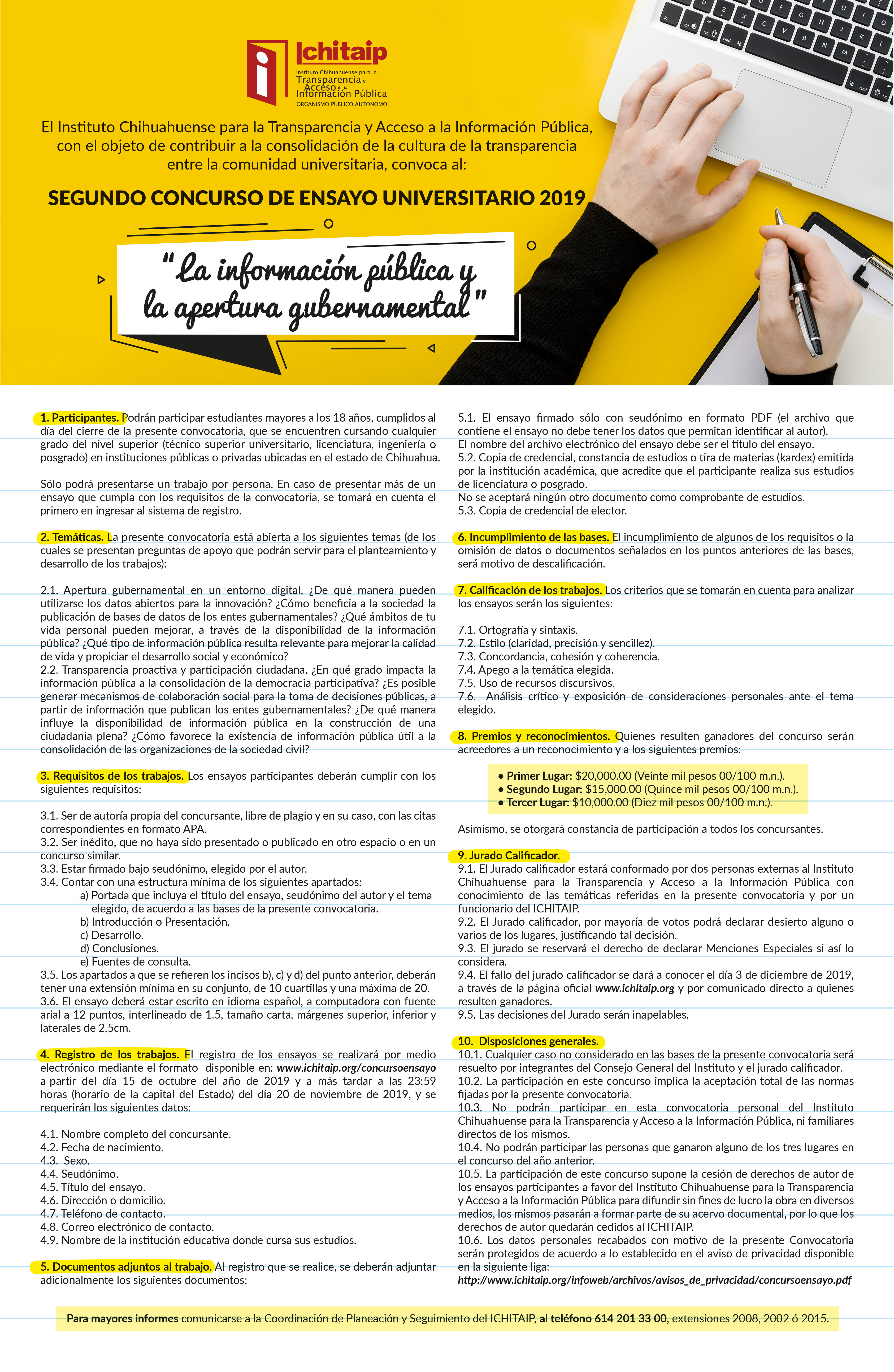 2° CONCURSO DE ENSAYO UNIVERSITARIO 2019