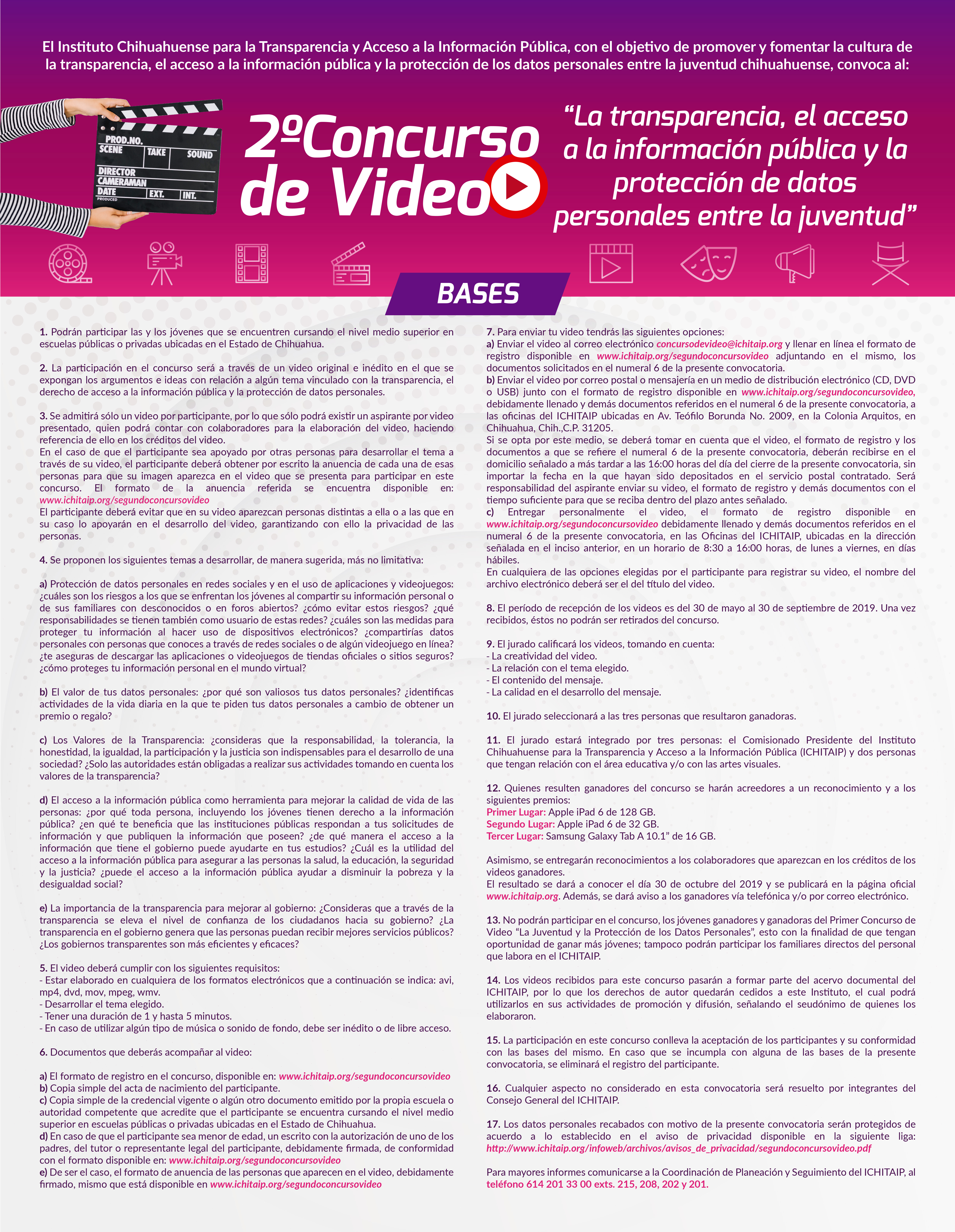 2° CONCURSO DE VIDEO 2019