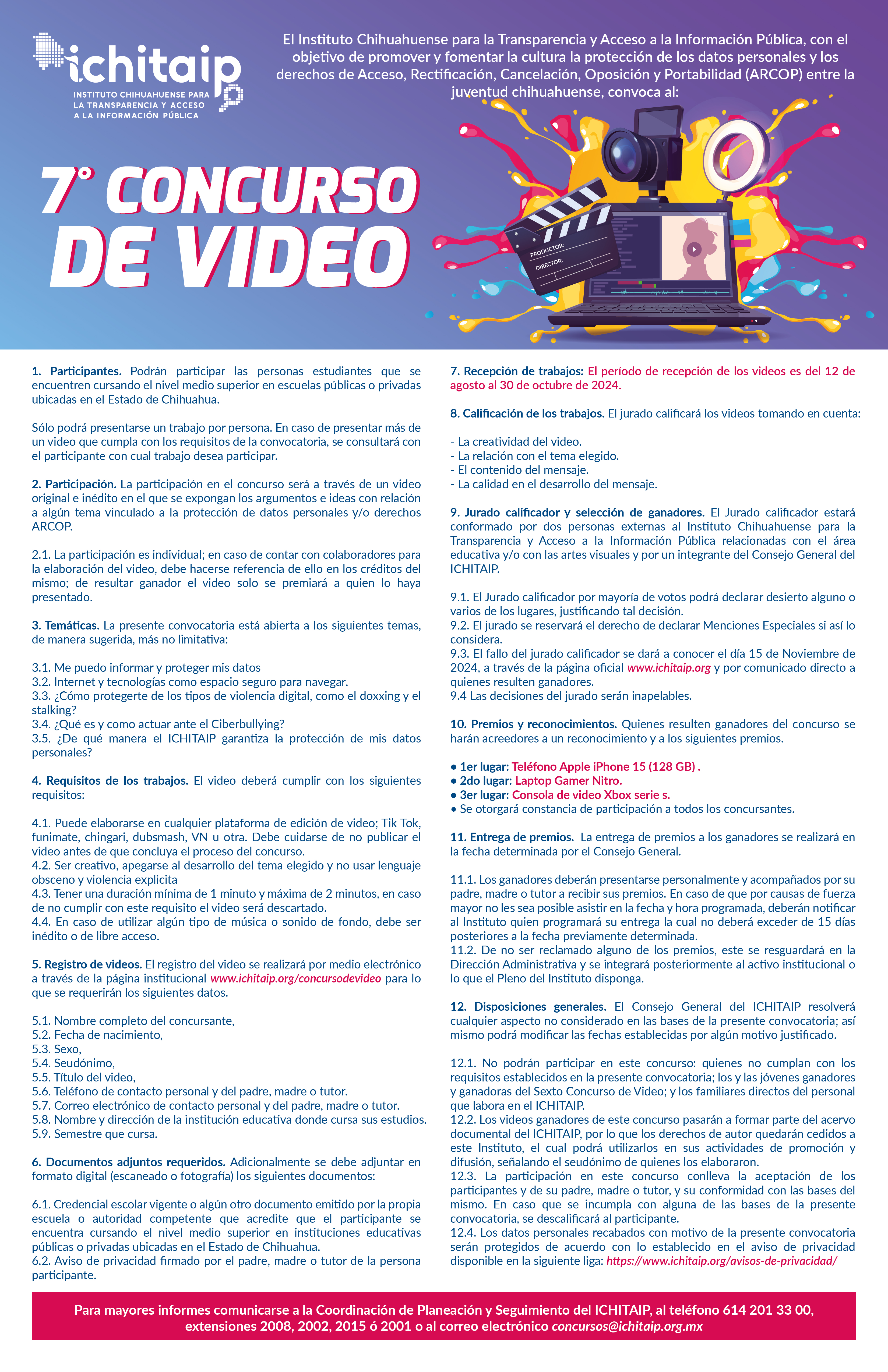 7° CONCURSO DE VIDEO 2024